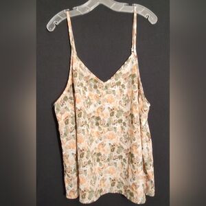 SHEIN Cream Fitted Camisole Top